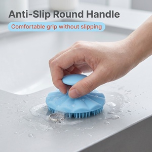 Soft Exfoliating Facial Cleansing Face Scrubber Deep <b>Pore</b> Cleaning Manual Massage Brush Food Grade Silicone Custom Color - Product Image 3
