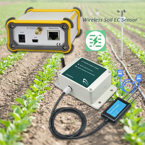 เซ็นเซอร์อนาล็อกไร้สาย RF รีโมทคอนโทรลเซ็นเซอร์ดิน EC และเซ็นเซอร์ความชื้นดินอุปกรณ์ทดสอบในดินทางการเกษตร - Product Image 1