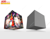 MW Mini LED Rubik küp ekran yaratıcı 4 taraflı 5 taraflı reklam Rubik küp Logo marka ekran P3.91 Rubik küp ekran