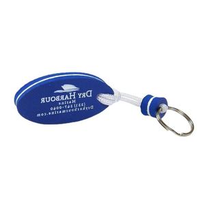 Key <b>Float</b> Foam Keychain for Boating <b>Fishing</b> Sailing Outdoor Sports Oval <b>Float</b> Key Ring PU Foam Floating Keychain - Product Image 3