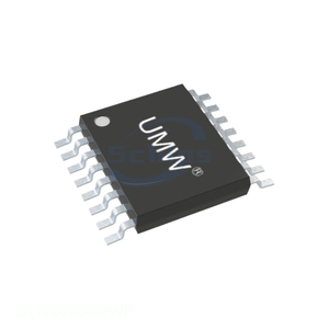 TRAN 7NPN DARL 50V 0.5A 16TSSOP Authorized Distributor Integrated Circuits Chip ULN2003APWR 16-TSSOP (0.173", 4.40mm Width) - Product Image 1