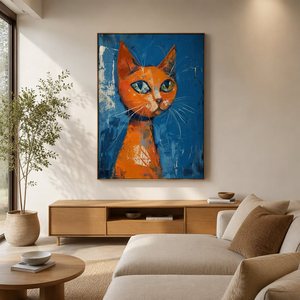 Caos Cromático: Cuadros <span class=keywords><strong>Abstractos</strong></span> <span class=keywords><strong>al</strong></span> Óleo sobre Lienzo - Product Image 1