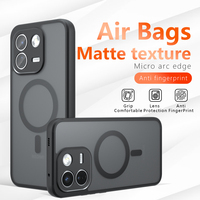 Coque de téléphone OnePlus 13/13R de luxe en TPU+PC givré, antichoc, avec finition mate, protection anti-traces de doigts et anti-jaunissement