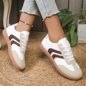 Sneakers Sportive Casual da Donna Alla Moda, Scarpe Dad Shoes Piatte, Produzione Diretta - Product Image 1