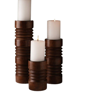 Portavelas de madera de diseño de lujo para fines decorativos, hogar, hoteles, restaurante, estilo europeo, candelabro - Product Image 2