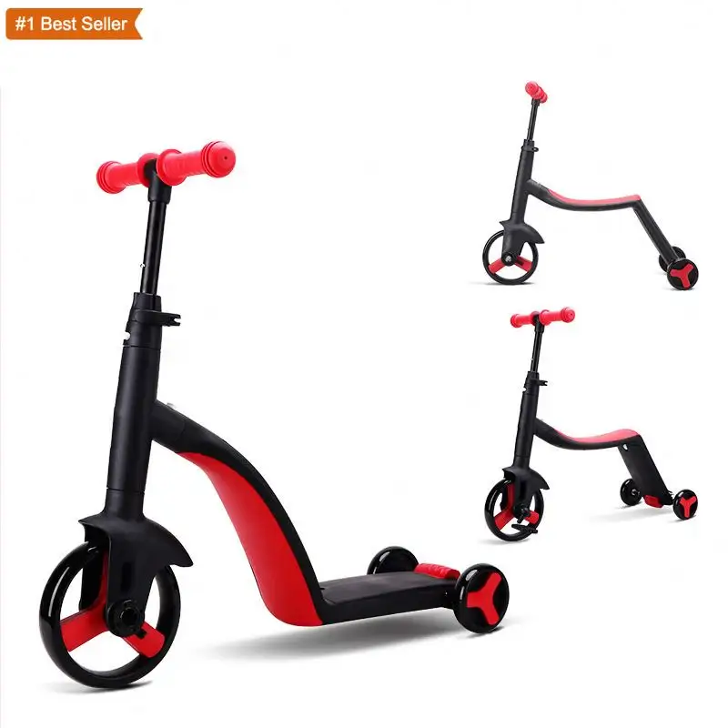 Istaride Hot Sale Cheap 3 In 1 Baby Sliding Wheeled Tricycle Kids Balance Bike Ride On Car Toys Children'S Scooter