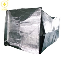 Doublure de conteneur réfléchissante polie de taille personnalisée, isolation étanche et respirante, protection contre les radiations pour 20ft 40ft 40HQ