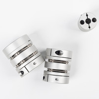 Accouplement d'arbre triangulaire flexible pour CNC, 3 pièces, à bas prix, accouplement d'arbre moteur