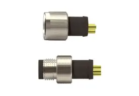 Cymanu RoHS IP67 Gold-Plated M8 Copper Alloy Welding Straight Female Male Angled Plug IP67 Wiring Plug Combination RoHS