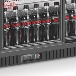 Mini Refrigerador Comercial de 330L, Portátil, Tres Puertas Corredizas, Descongelación Automática, para Hogar/Hotel, Plástico, Usado, Exhibición de Bebidas - Product Image 3