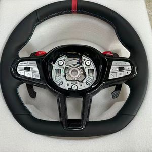 Volante Deportivo de Cuero y Fibra de Carbono para Modelos <span class=keywords><strong>BMW</strong></span> CS M3, M4, M5, M6, X3-<span class=keywords><strong>X8</strong></span>, G01-G82 - Product Image 4