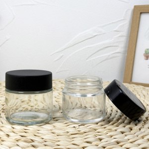 ขวดแก้วใสขนาด1ออนซ์2ออนซ์3ออนซ์ฝาปิดกันกลิ่นดอกไม้สำหรับเด็ก - Product Image 1