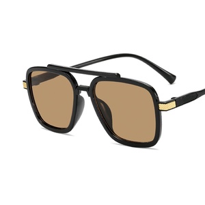 Nuovi Occhiali da Sole a Doppia Montatura con Lenti Cangianti, Stile Iron Man, Occhiali da Sole e Anti-Luce Blu per <span class=keywords><strong>Uomo</strong></span> - Product Image 1