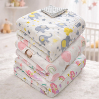 Baby-Beruhigungsdecke Elefanten-Design Dreischichtige Schwere Sensorische Minky Dot Weiche Säuglingsbettwäsche GRS OEKO TEX Fabrik