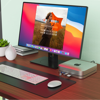 Conception spécialisée M1/M2 PRO Type C Docking USB Hub M.2 NVME NGFF 2.5 SATA SSD/ HDD Boîtier pour Apple Mac Mini 2020 M1 Chip