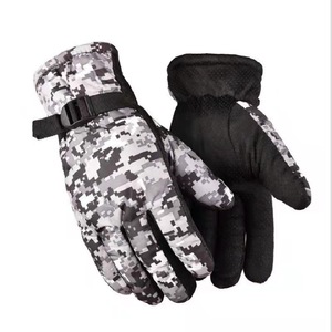 Gants de camouflage pour hommes, gants chauds antidérapants pour le cyclisme en plein air et la moto en hiver - Product Image 2