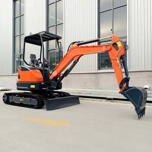 รถขุดขนาดเล็ก 2.5 ตัน เครื่องขุดขนาดกะทัดรัด สำหรับงานพรวนดินในพื้นที่ขนาดเล็ก งานก่อสร้างในสวนหลังบ้าน และงานขุดดินในครัวเรือน - Product Image 6