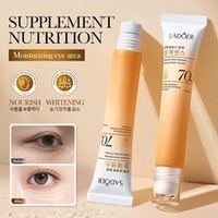 Crème pour les yeux blanchissante et anti-rides SADOER, extrait de riz, hydratante, crème pour les yeux hydratante, vente en gros