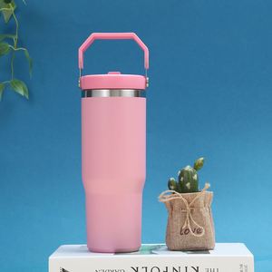 Gobelet isotherme en acier inoxydable de 30 oz, avec couvercle, prêt à être expédié – Cadeau fantaisie, pas cher et très vendu - Product Image 4
