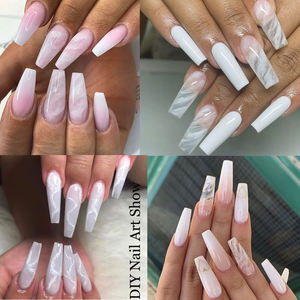 Etiqueta privada MOQ 60PCS Blooming Gel Esmalte de <span class=keywords><strong>uñas</strong></span> Flor blanca transparente Gel Tinta de <span class=keywords><strong>acuarela</strong></span> UV Mármol Flor Manicura <span class=keywords><strong>Uñas</strong></span> LED DIY - Product Image 6