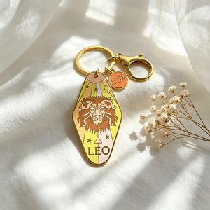 Vintage Style Embossed Metal Keychains Soft Enamel <b>Key</b> Rings Personalized Souvenir Charms for Birthday Party Favors - Product Image 4