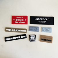 Étiquette de marque en silicone personnalisée, étiquette en caoutchouc, étiquette de marque pour vêtements, étiquettes en PVC personnalisées pour vêtements