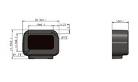 IoT TF-NOVA es un sensor lidar de haz láser lineal pequeño con interfaz UART I2C para detección de áreas
