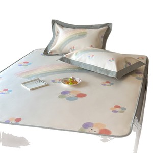 Hongchang Ice Silk Cooling Mat Set 1.8M Cartoon Print Washable Thickened Air Conditioning Bedding for Infants Children Adults - Product Image 5