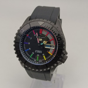 Reloj Deportivo Automático SEILOCE con Correa de Goma Resistente al Agua 5BAR, Fecha Automática, Movimiento NH36, Relojes de Buceo para Hombre - Product Image 5