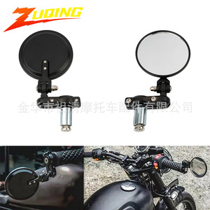 Espejo Retrovisor para Motocicleta Zuqing, 22mm, Manillar, Aleación de Aluminio Negra, Plegable, Espejo para Viajes Diarios RM111 - Product Image 5