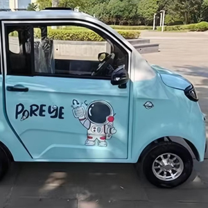 Voiture électrique miniature à quatre roues pour adultes et personnes âgées, avec deux portes et trois places - Product Image 1