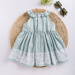 Vestido de Bebé Estampado Ecológico de Verano, Manga Larga, 100% Algodón, Estilo Princesa, Vestidos para Niñas - Product Image 4