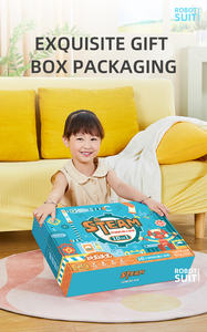 Steam-Kit de Laboratorio de Ciencia 10 en 1 para niños, <span class=keywords><strong>Robot</strong></span> artesanal, materiales de estudio creativos, juguetes educativos para niños - Product Image 4