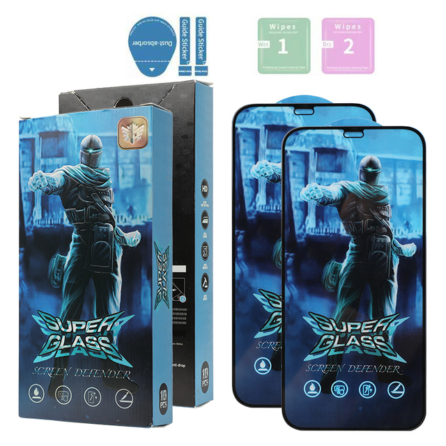 9D Full Glue HD Clear Premium Tempered Glass Hidrogel Film Screen Protector for iPhone 17 16 15 Micas Vidrio Para Celulares