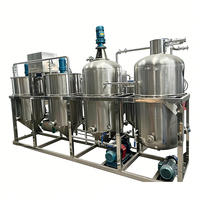 Usine de raffinage d'huile de cuisson, machine de dégommage et de déacidification, équipement de décoloration et de désodorisation