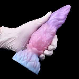 2025新设计幻想充气肛门塞女性硅胶手泵充气假阳具带吸盘 - Product Image 3