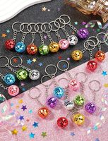 Porte-clés Boule Disco Rétro Colorée à Marque Privée, Anneau de Clé Miroir, Conception Personnalisée, Fournitures de Fête, Fabrication ODM