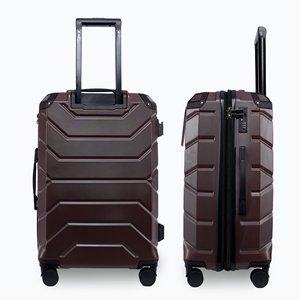 מזוודת oem מותאם אישית יצרן מזוודות שחור טרולי על גלגלים עקת mens נסיעה מטען יוקרה מעצב עם 2 ידית - Product Image 5