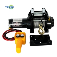 Treuil électrique portable pour voitures, remorques et 4x4, 18000 lbs, 12 Volts