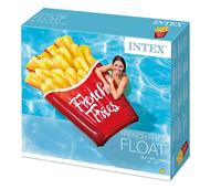 Nouvelle conception Intex 58775, flotteur de piscine gonflable en forme de frites, 1,75 m x 1,32 m