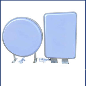 Tùy chỉnh vòng & hình chữ nhật treo Led a-khung dấu hiệu hiển thị thiết bị với khung nhôm quảng cáo hộp đèn cho khuyến mãi - Product Image 2