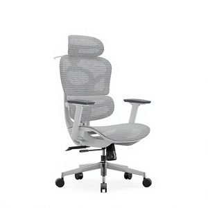 Modern Ergonomic Mesh Office <b>Chair</b> Adjustable High Back Swivel <b>Task</b> <b>Chair</b> With Headrest and Footrest for Home Office - Product Image 4