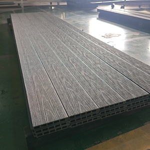 18mm Water-Resistant <strong>Pvc</strong> Artificial Hollow Composite Decking Co-Extruded Wpc Composite Decking Terrace <strong>Floor</strong> - Product Image 3
