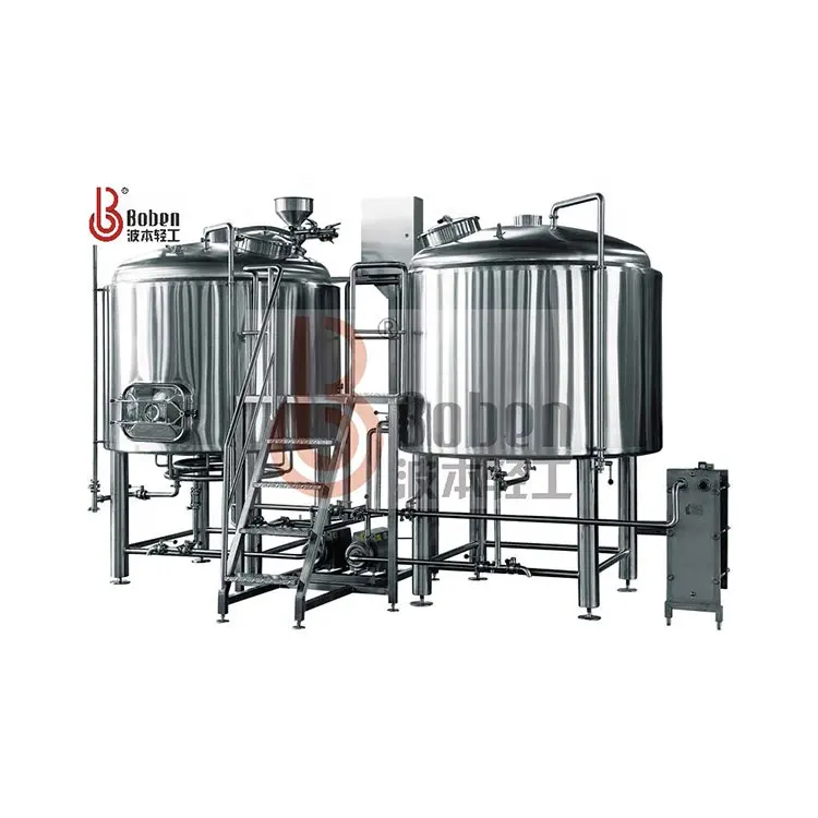 1500l Turnkey Project of Brewery Whole Set Beer Brewery Equipment Beer Home 100l 300l 500L 1000l Restaurant Equipment PLC or PID
