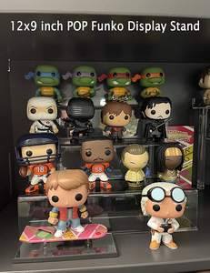 Kích Thước Lớn Acrylic Cho <span class=keywords><strong>Funko</strong></span> Pops 4 Tầng Asseblemd Mặt Bàn 12X9 Riser Kệ Trưng Bày Acrylic - Product Image 2