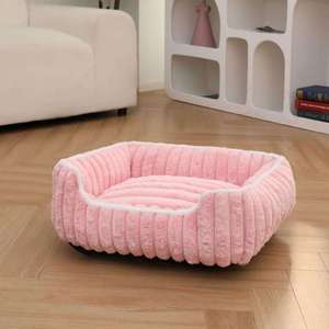 Large Square All-Season Dog <b>Bed</b> with Thickened <b>Bed</b> <b>Pads</b> New Modern Fashion Cat Dog Pet <b>Bed</b> Comfortable Stay Solid Pattern - Product Image 4