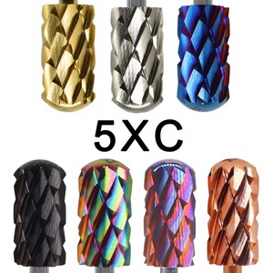 Brocas de Uñas Redondas Grandes con Punta de Barril, Seguras, 5XC, 8 Colores, para Remover Polvo Acrílico, Extra Fuertes - Product Image 2