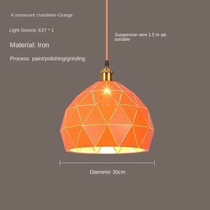 Araña de barra de hierro Orangery para hoteles, restaurantes, tiendas, pantalla de viento Industrial media para olla caliente, barbacoa creativa - Product Image 6