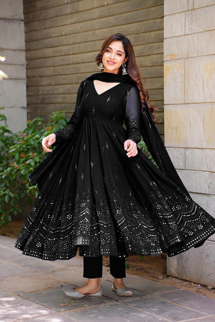 black ethiopian traditional dress Black and Gold Habesha Kemis Traditional Ethiopian Dress Eritrean Elegance L