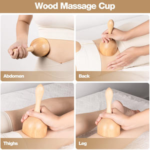 Runwood en bois <span class=keywords><strong>Massage</strong></span> thérapie outils Kit Drainage masseur bois artisanat cadeau pour corps façonnage Cellulite beauté soins personnels - Product Image 4